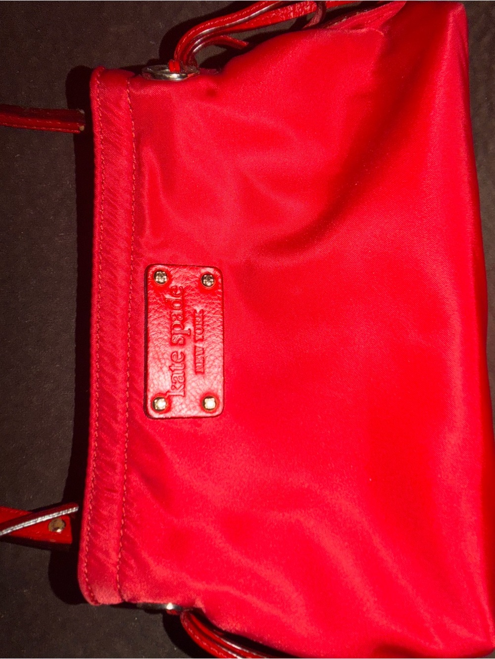 Kate Spade Red Nylon Bag